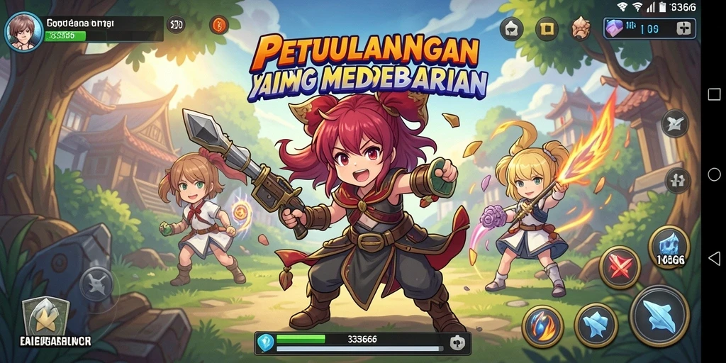 Gameplay seru dengan karakter Anime yang ikonik