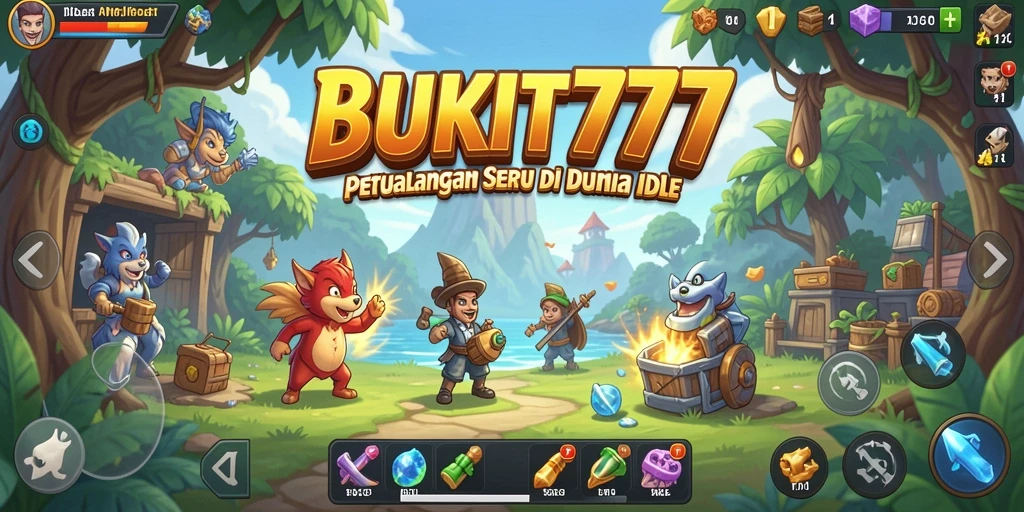 Tampilan gameplay seru dan menarik dari BUKIT777.