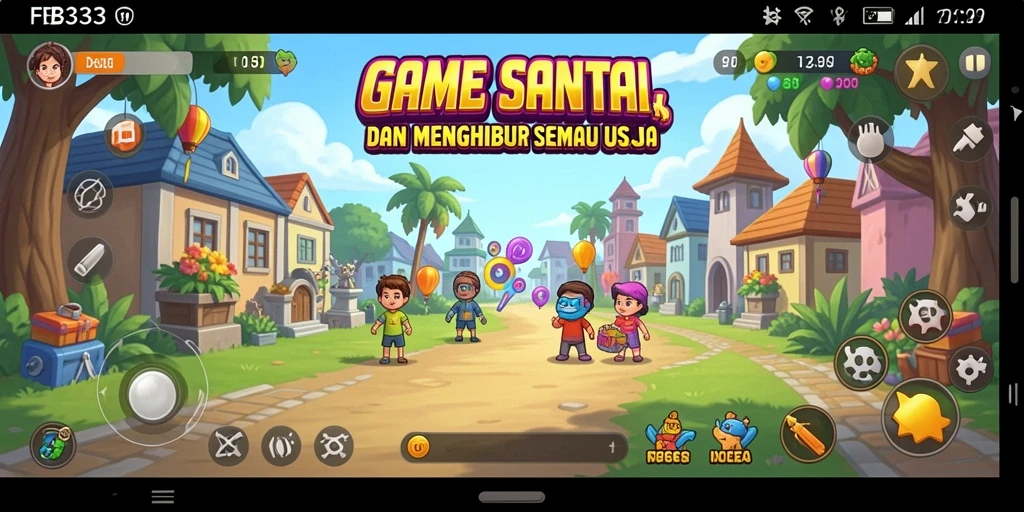 Tampilan utama game FB333 dengan gameplay santai dan menarik.