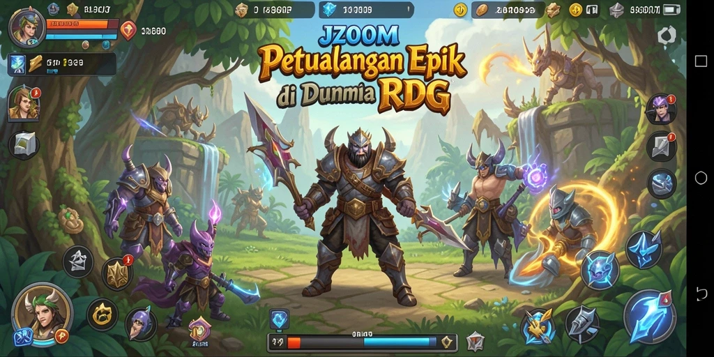 Screenshot gameplay J200M yang menunjukkan aksi pertempuran seru.