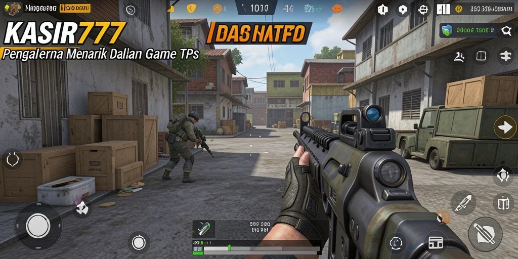 Screenshot gameplay KASIR777 yang menunjukkan aksi tembak-menembak seru.