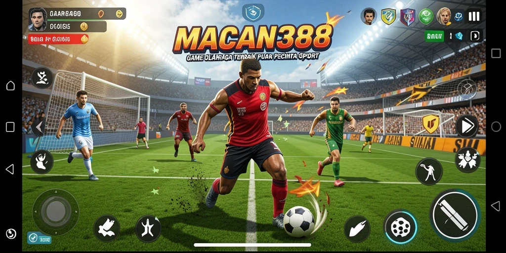 Tampilan gameplay seru di MACAN388 dengan berbagai olahraga.