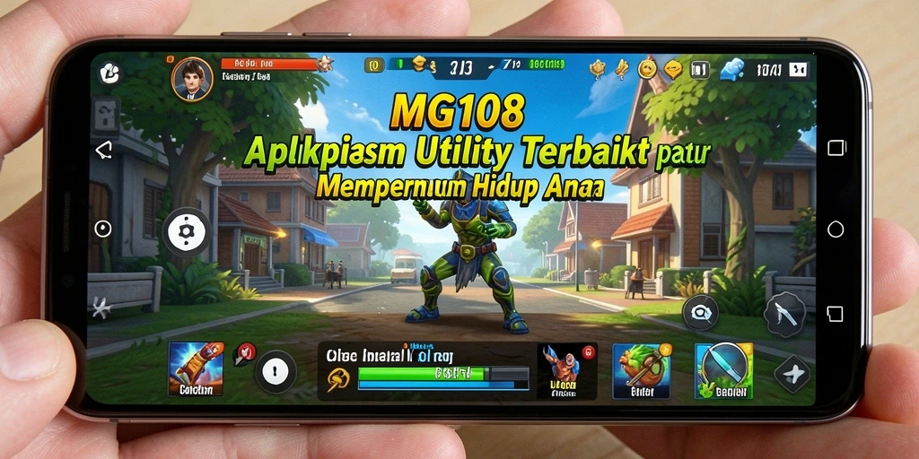 Tampilan antarmuka sederhana dan efektif dari MG108.