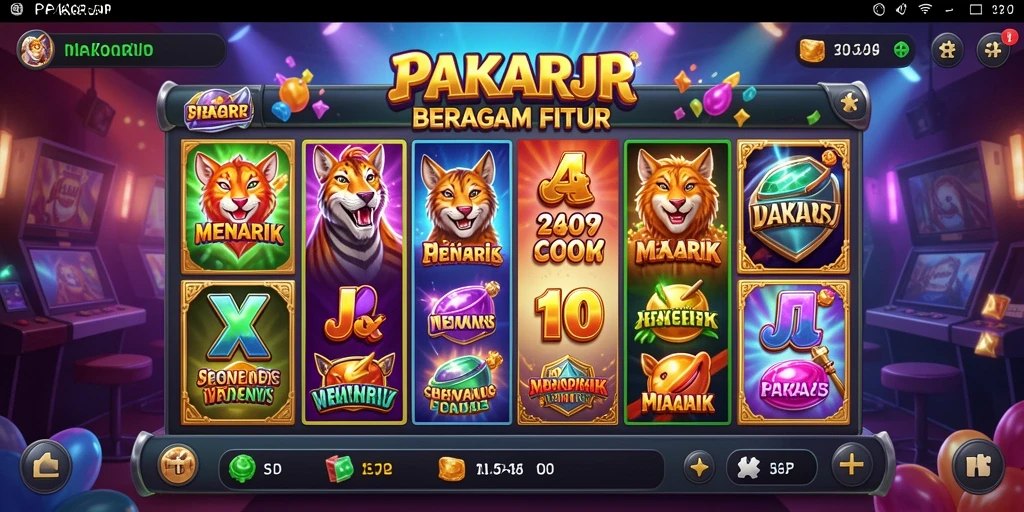 Tampilan gameplay slot PAKARJP yang menawan dan penuh aksi.