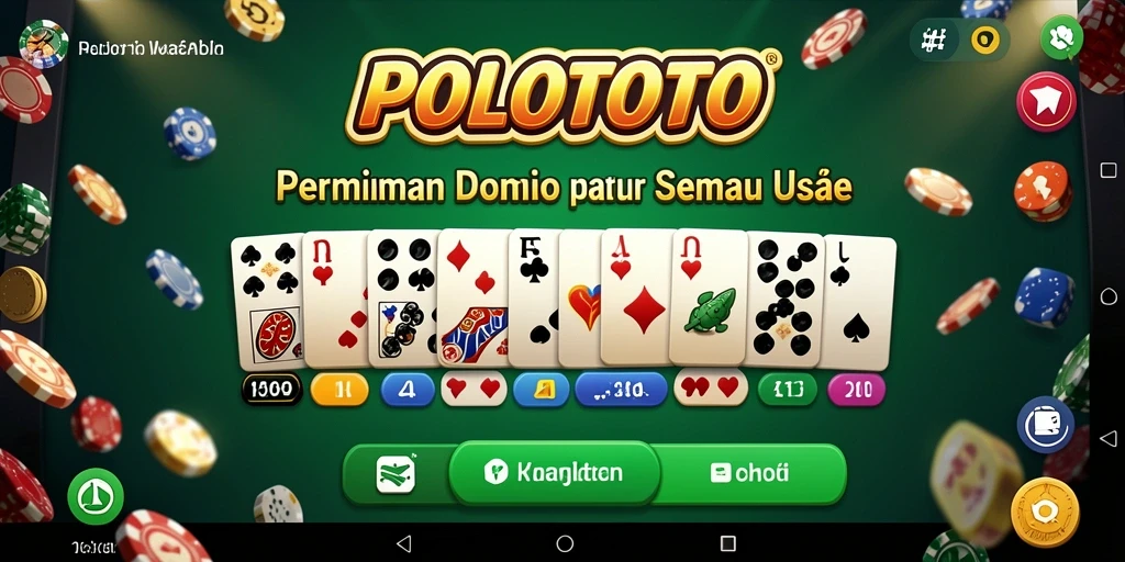 Tampilan gameplay seru dan interaktif dari POLOTOTO.